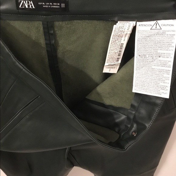 Zara faux leather pant - Picture 4 of 4